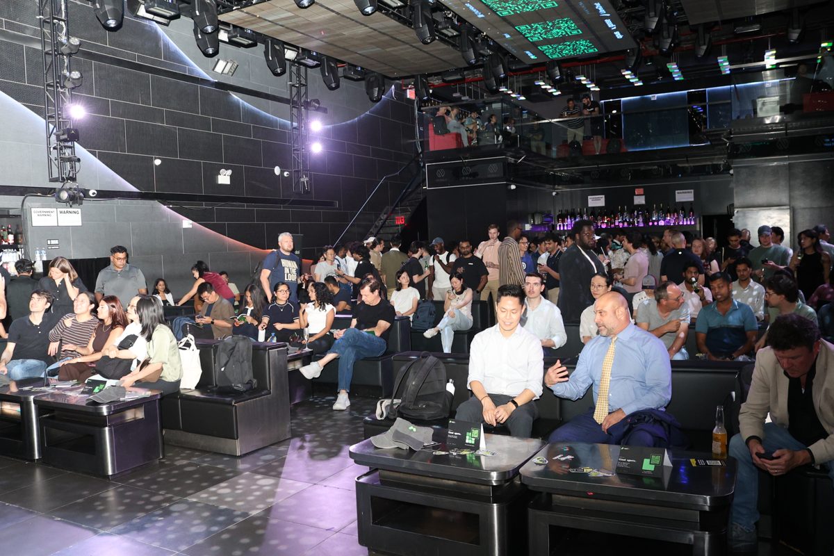 Full house filling the venue
