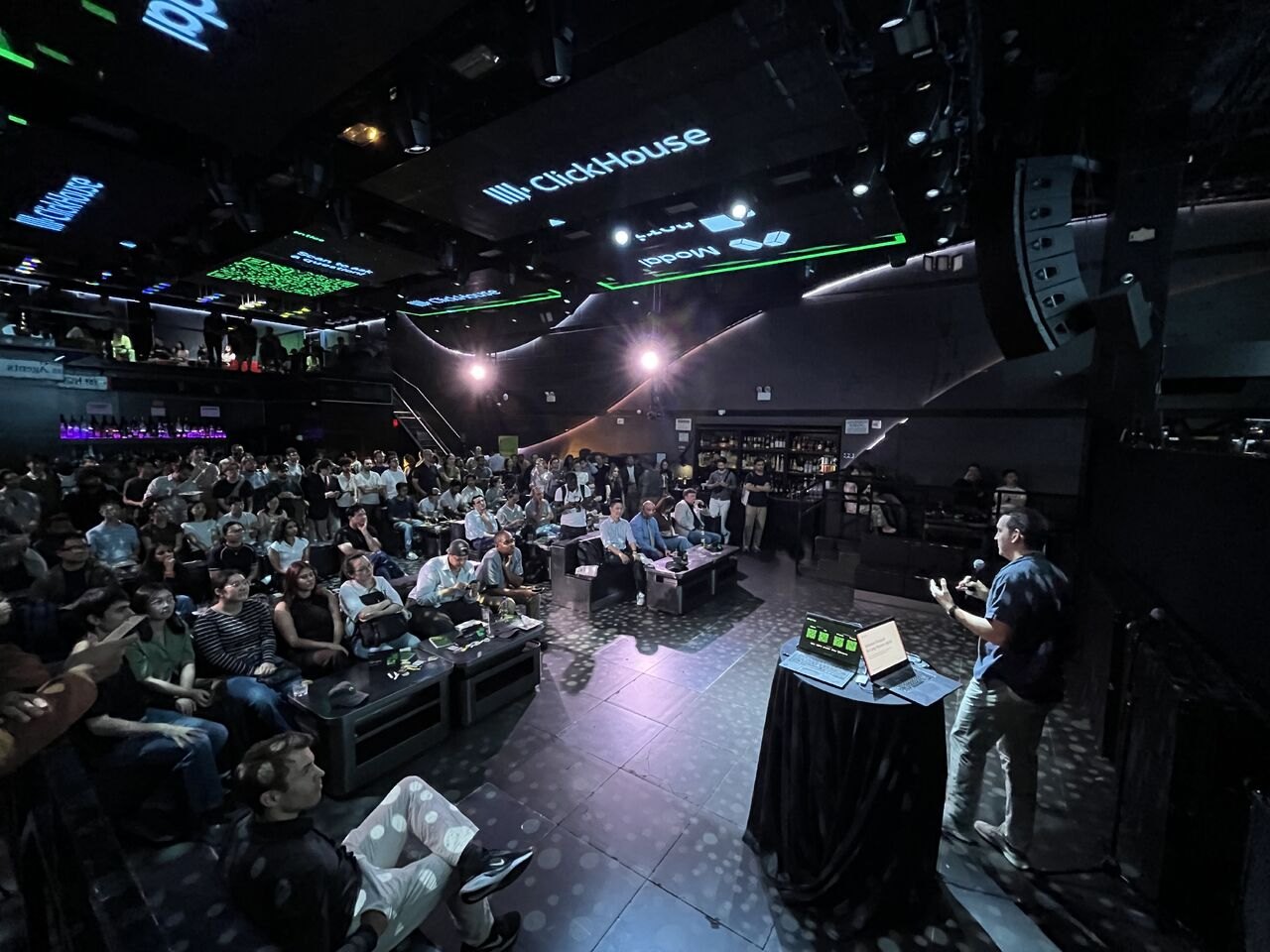 Packed room at Agentics NYC August