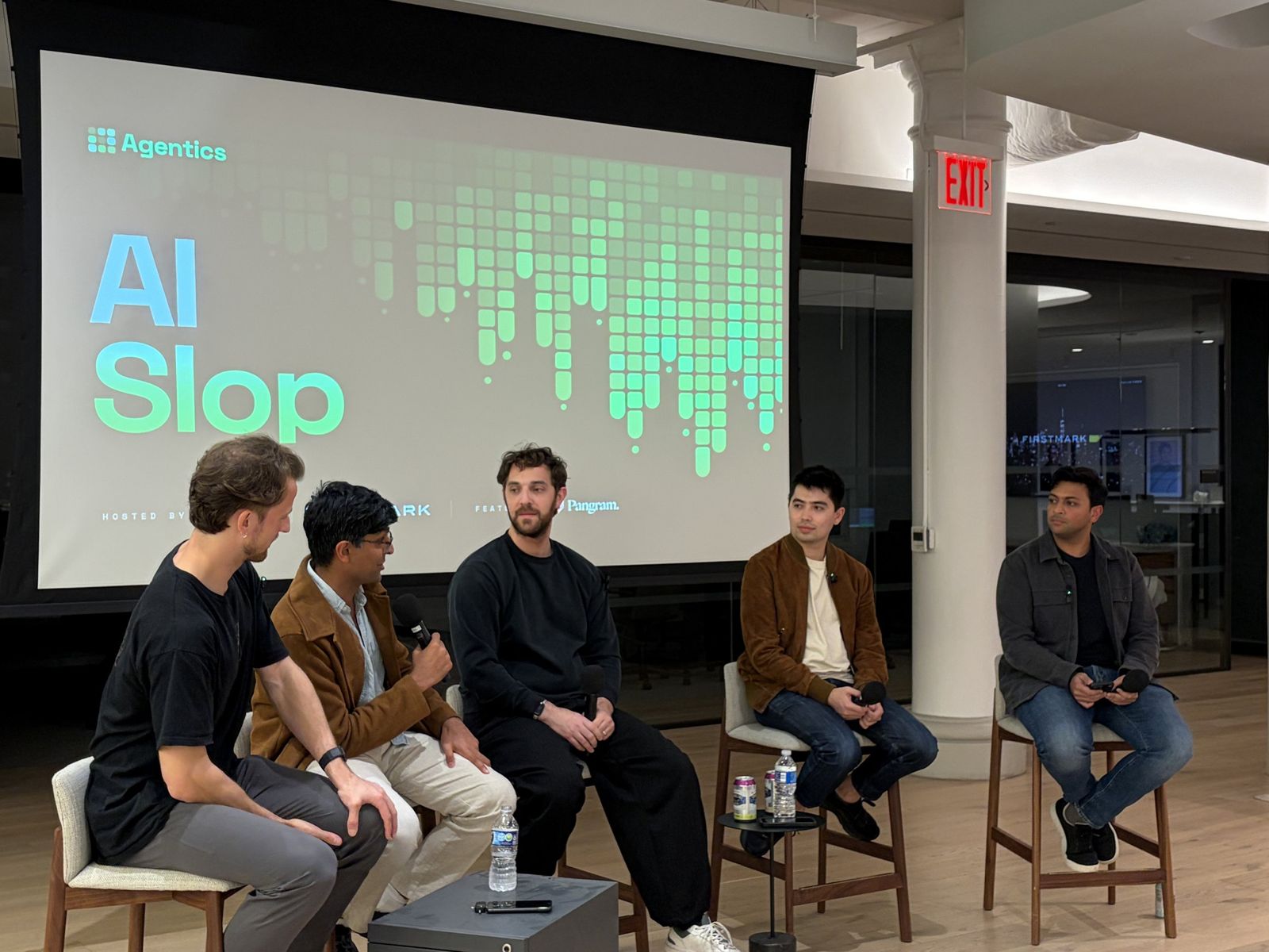 The panel beneath the AI Slop title slide